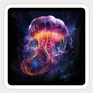 Neon Jellyfish #2 Sticker